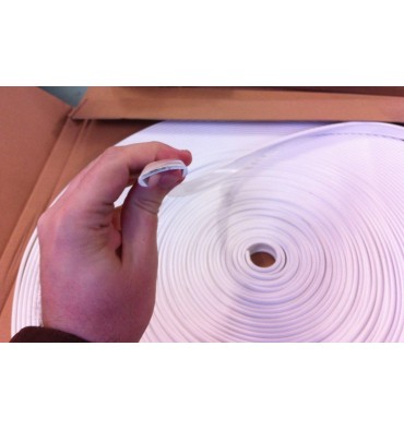 U-molding Blanco Ancho 16 y 19mm